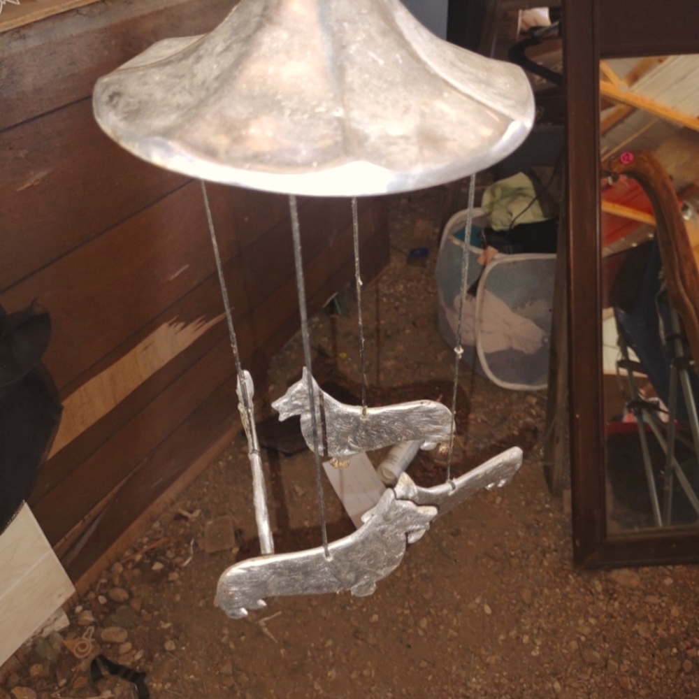 Corgi wind chime
